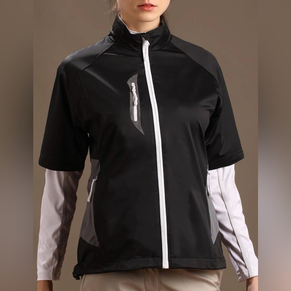 Glen Echo Golf Stretch Tech Half Zip Half Sleeve Jaxket